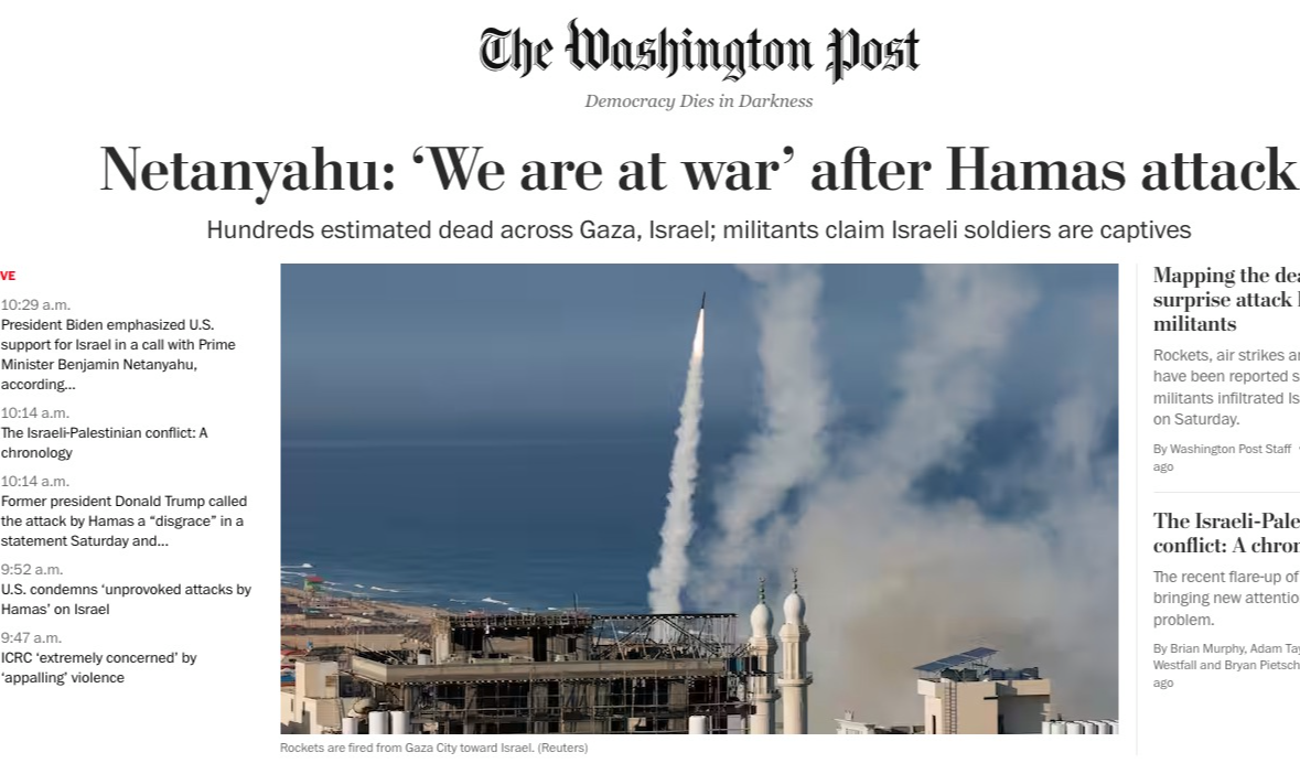 Veja como a imprensa internacional repercute novo conflito entre Israel e Hamas