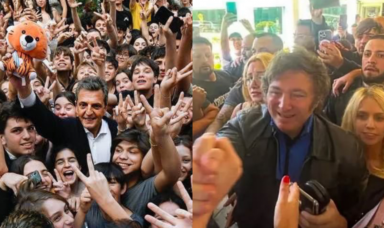 Argentina: Sergio Massa e Javier Milei encerram campanhas eleitorais do segundo turno