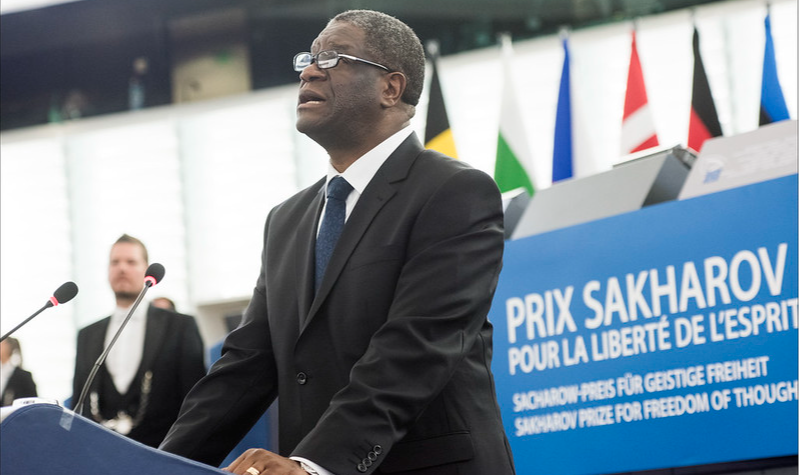 Ginecologista Denis Mukwege ganhou o prêmio por sua campanha contra a violência sexual no país em 2018