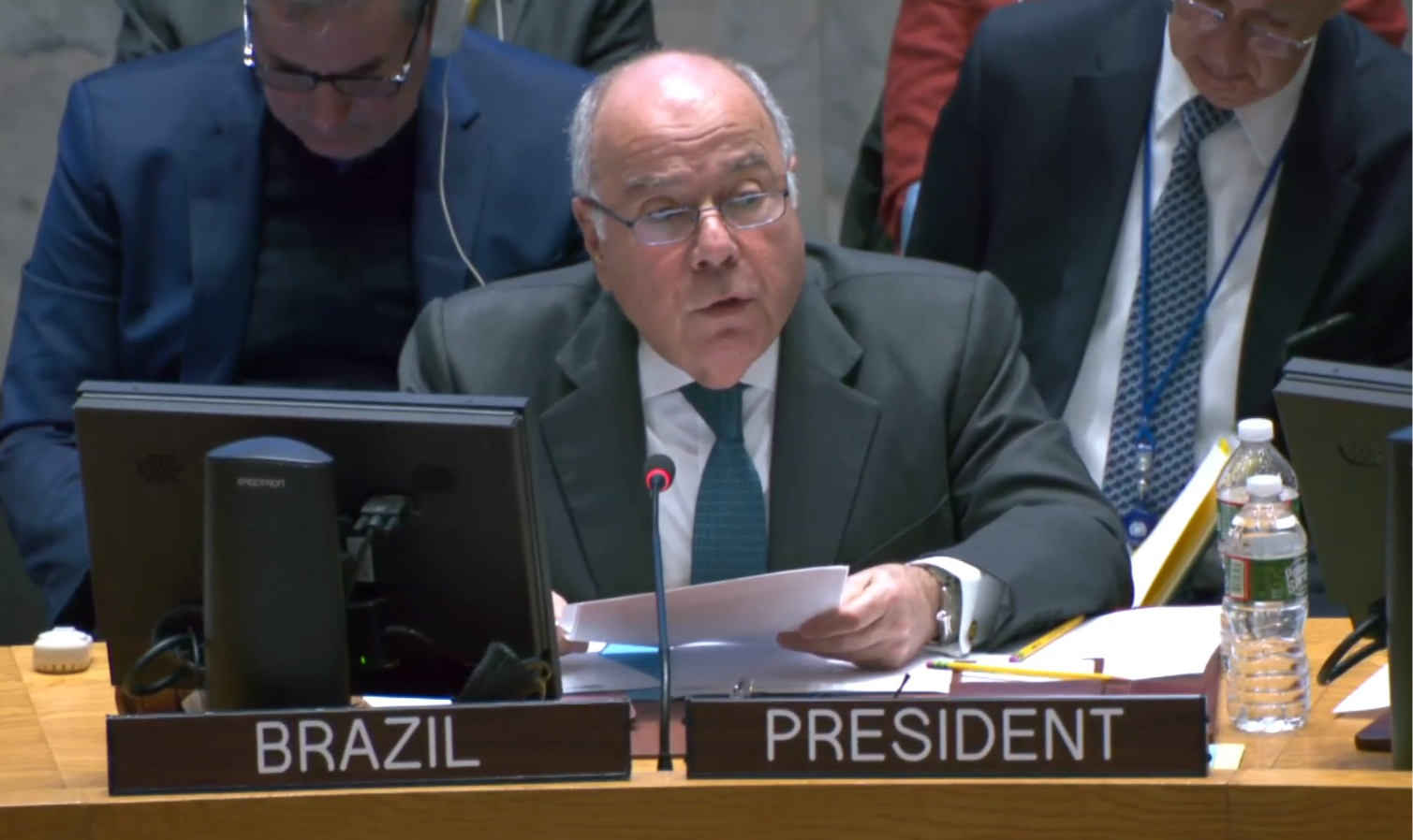 No Conselho da ONU, Brasil defende criação do Estado palestino
