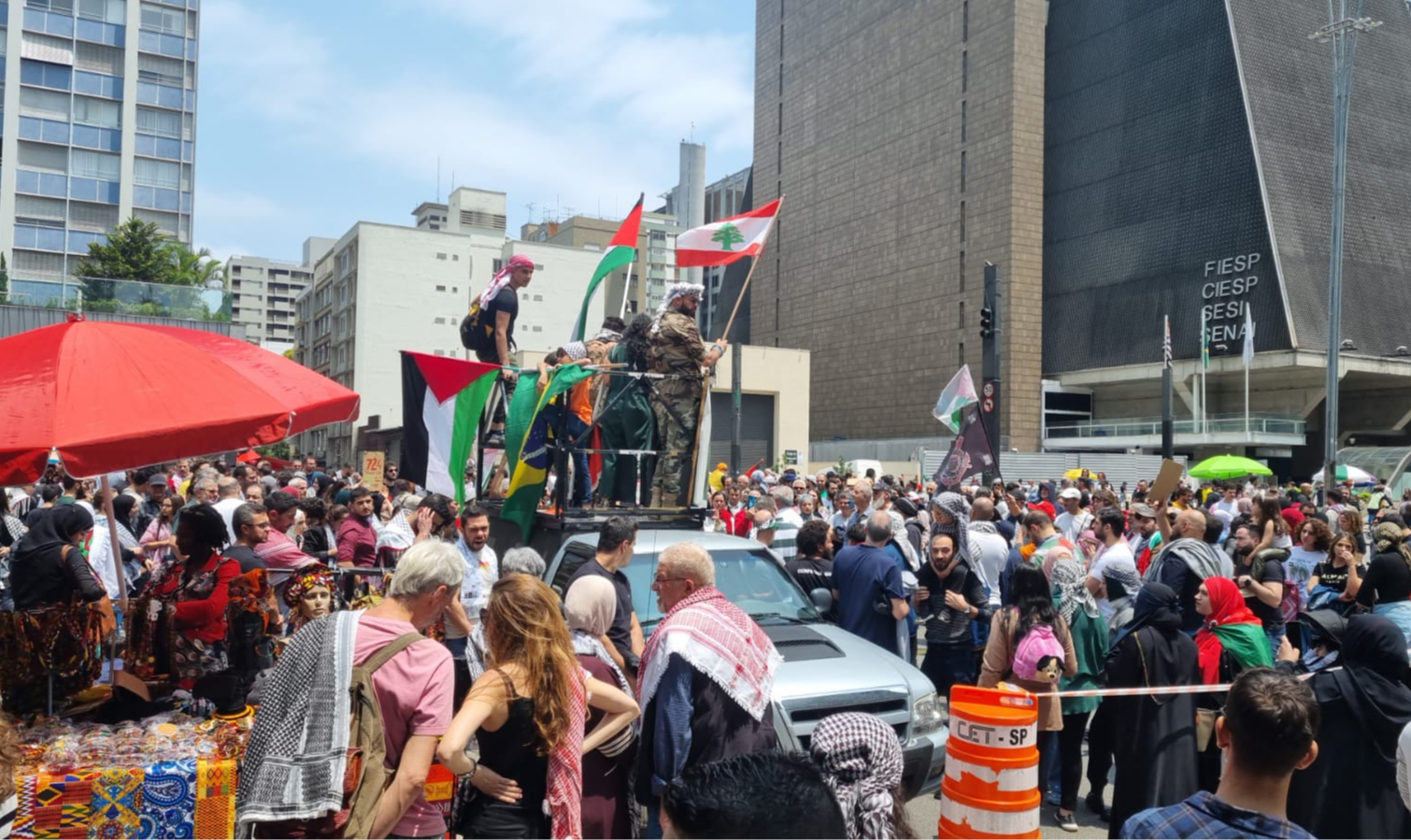 Na capital paulista, a prefeitura suspendeu o programa que mantém a Avenida Paulista aberta, local que terá ato convocado pela Frente Palestina São Paulo