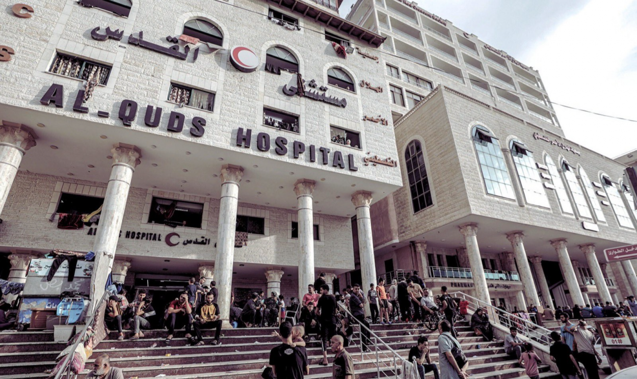 Cruz Vermelha anunciou que maior hospital do território está 'fora de serviço' devido à falta de combustível e a um corte de energia