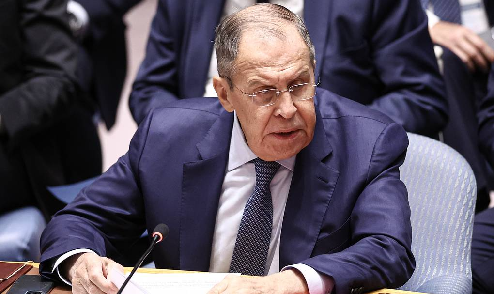 Em reunião do Conselho de Segurança, em Nova York, Sergei Lavrov acusou Europa e EUA de submeterem o resto do mundo ‘às suas necessidades geopolíticas egoístas’