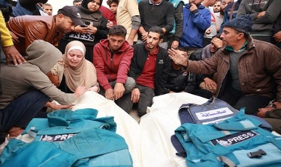 Federação de jornalistas alerta para aumento nas mortes profissionais em Gaza