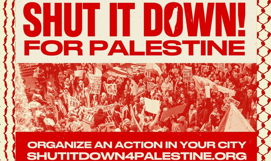 Mais de 20 entidades progressistas participam da iniciativa, que pretende realizar um protesto nos arredores de Wall Street, nesta sexta-feira (08/12), em favor de um cessar-fogo permanente em Gaza