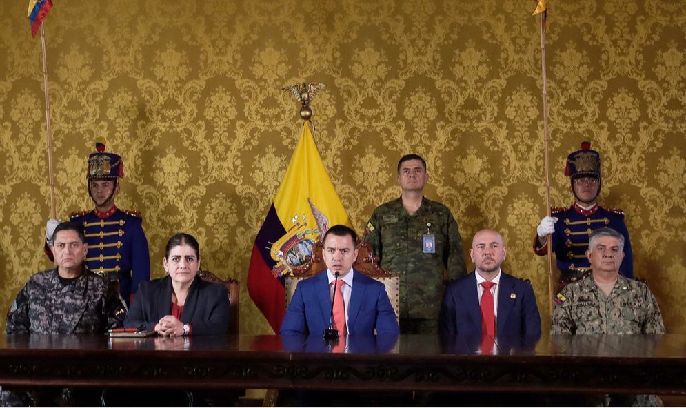 Se prevê que o conflito no Equador intensifique a militarização na região, com Forças Armadas consideradas a única instituição capaz de garantir a ordem
