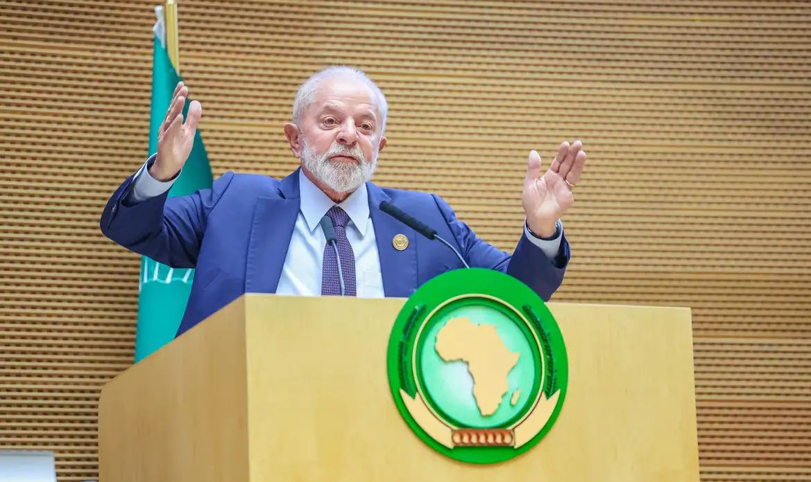 Presidente discursou na Cúpula da União Africana, realizada na Etiópia, evento no qual participou como convidado de honra devido ao seu papel decisivo na incorporação da entidade ao G20