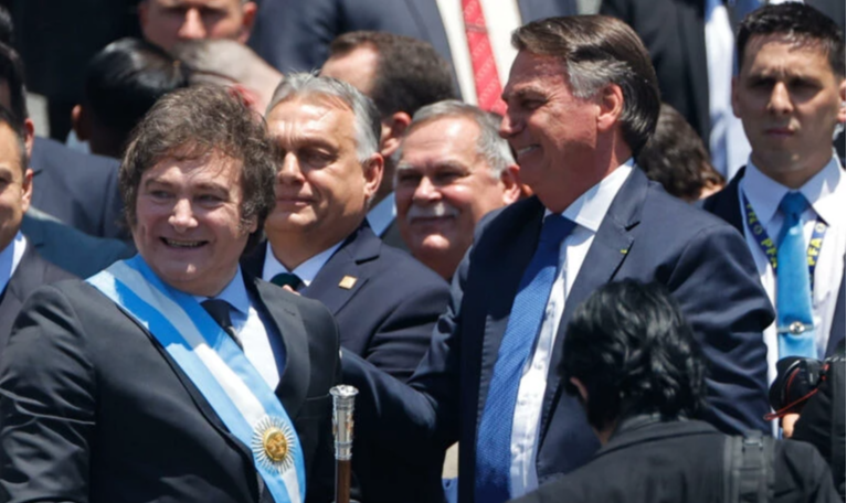 Mensagem compartilhada pelo presidente da Argentina nas redes sociais também descrevia o discurso de Jair Bolsonaro como 'histórico' e em defesa da liberdade