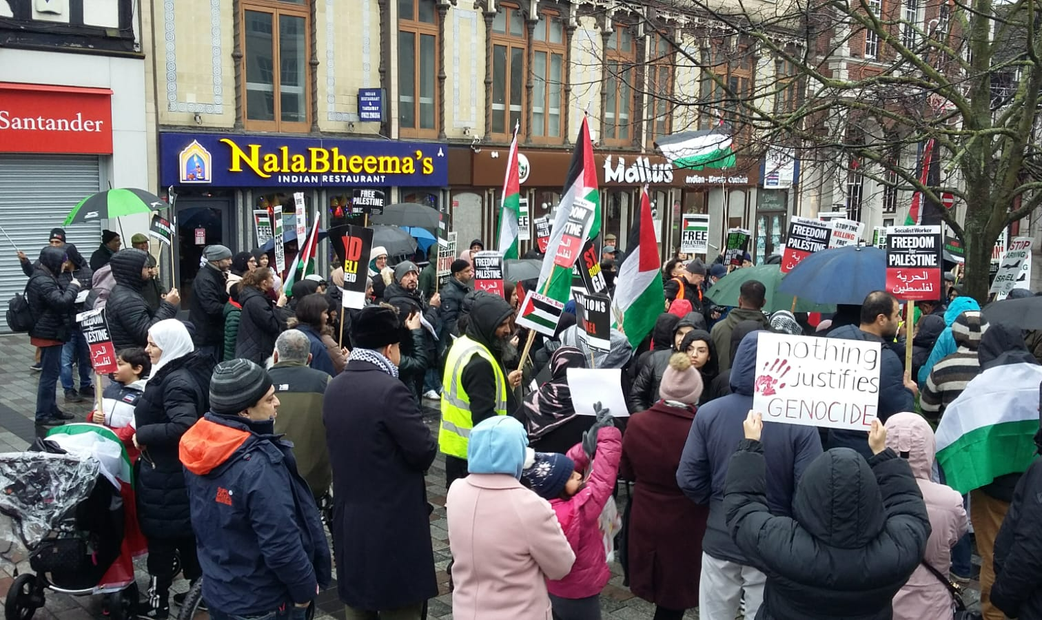 Protesto internacional liderado por organizações sediadas no Reino Unido visam pressionar Israel a ‘acabar com a ocupação e desmantelar o apartheid’