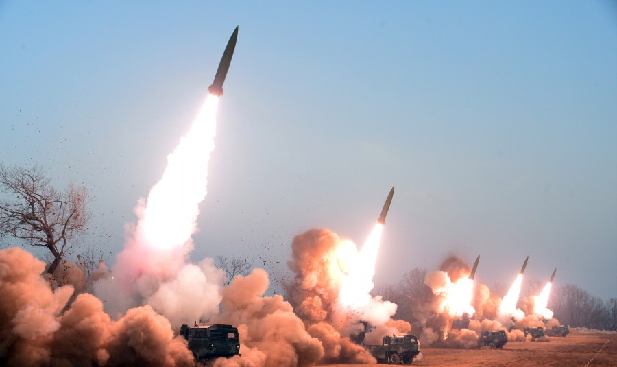 País liderado por Kim Jong Un anunciou que havia testado um novo sistema de controle para um lançador de múltiplos foguetes