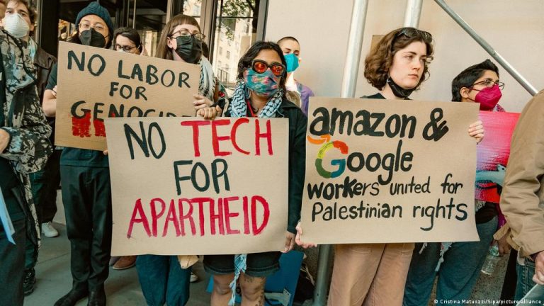 trabalhadores google apoio gaza