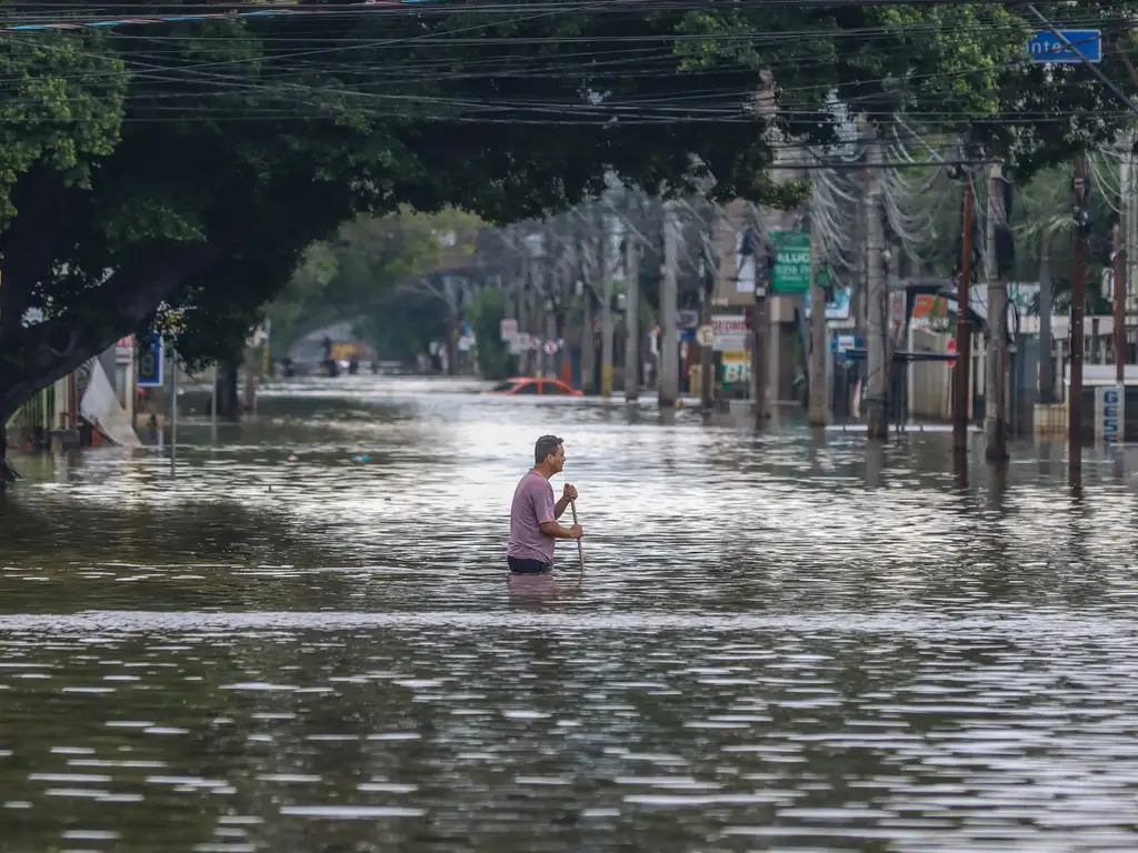 A Porto Alegre submersa já foi o sonho de um outro mundo possível