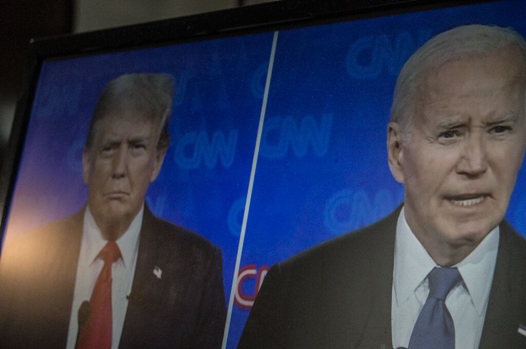 Debate Trump X Biden deixa Malazarte no chinelo