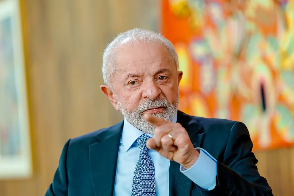 10.07.2025 - Presidente da República, Luiz Inácio Lula da Silva, durante entrevista para o Jornal Nacional, no Palácio da Alvorada. Brasília - DF. <br> (Foto: Ricardo Stuckert / PR)