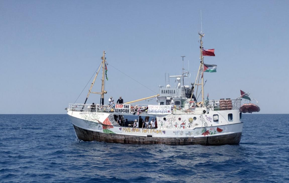 missão da Flotilha rumo a quebrar o cerco de Israel em Gaza
