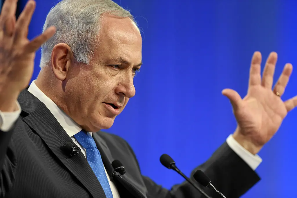 O primeiro-ministro israelense Benjamin Netanyahu. (Foto: WORLD ECONOMIC FORUM/swiss-image.ch/Jolanda Flubacher)