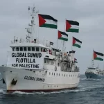 Após sequestros, Flotilha internacional retoma travessia rumo a Gaza